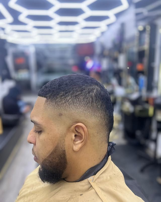 Skin fade at Adelbi's Barbershop, 106 E 167th St
